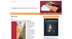 Desktop Screenshot of claas-kazzer.de